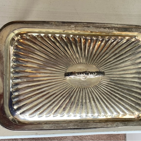 Other Vintage Silver Plated Chafing Dish Holder With Lid Poshmark